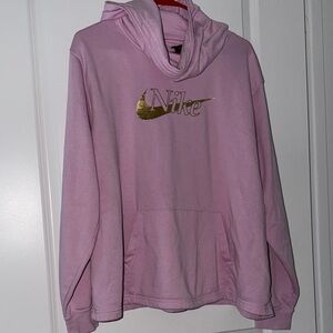 Nike Women's Pink Cowl Neck Sweater